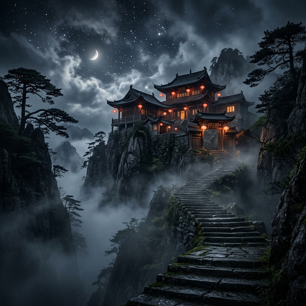 山中道观