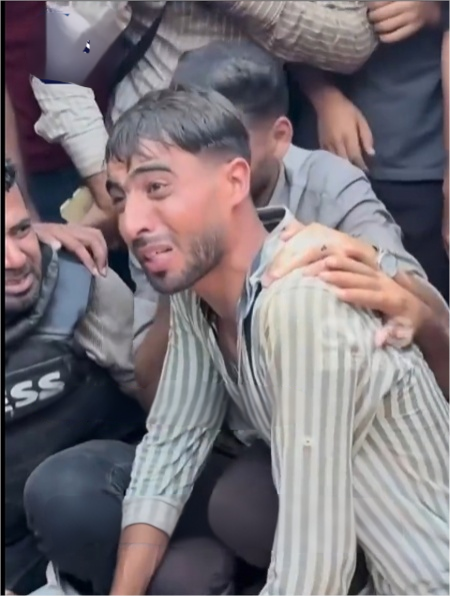 Colleague choked up and accused