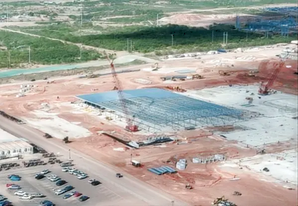 A Stargate project data center under construction in Abilene, Texas, U.S.